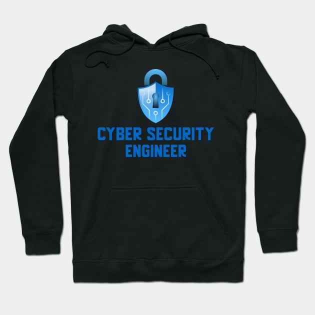 Cyber Security Engineer - Blue Hoodie by Cyber Club Tees